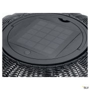 ADEGAN, Outdoor Stehleuchte, Solar, 2200 K, IP65, schwarz