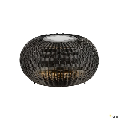 SLV ADEGAN, Outdoor Stehleuchte, flat, Solar, 2200 K, IP65, schwarz