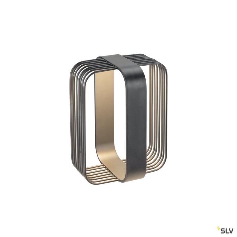 SLV GRID CUBE, Stehleuchte, 2700 K, IP65, schwarz