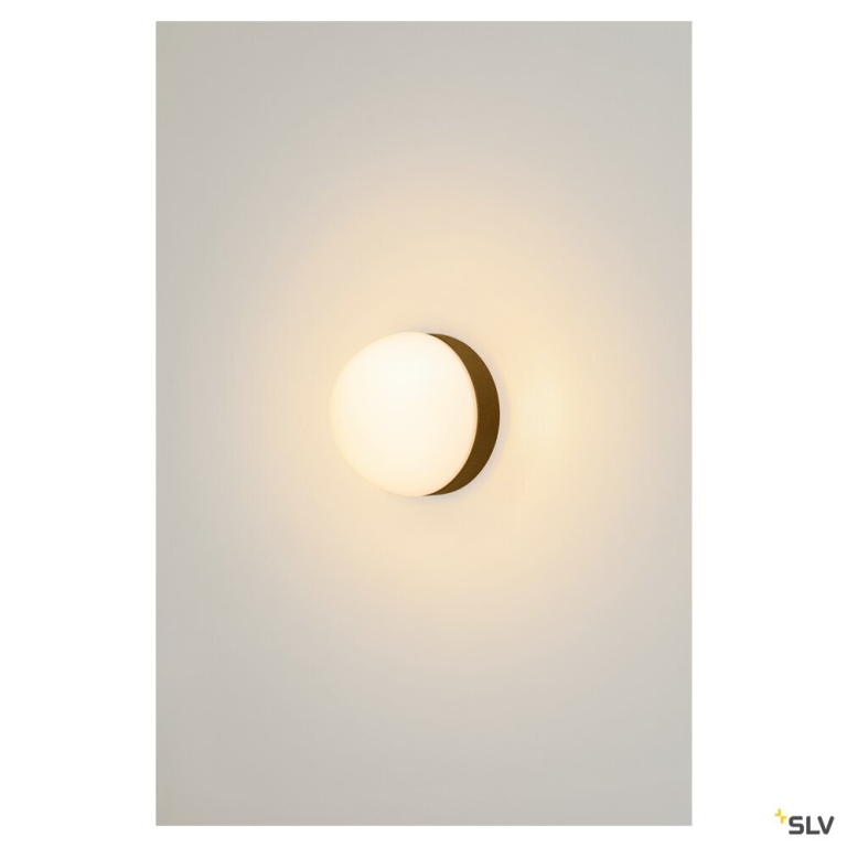 SLV CYFT DOME, Wand- und Deckenaufbauleuchte, 2700/3000/4000 K, 6,5 W, PHASE, schwarz / milchig