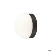 CYFT DOME, Wand- und Deckenaufbauleuchte, 2700/3000/4000 K, 6,5 W, PHASE, schwarz / milchig