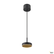 GRIP! FLAT, Pendelleuchte, PHASE, 2700/3000 K, schwarz / gold