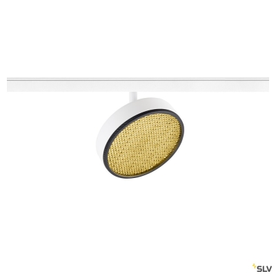 SLV GRIP! FLAT, 48V Spot, DALI, rund, 2700/3000 K, 14.5 W, weiß / schwarz