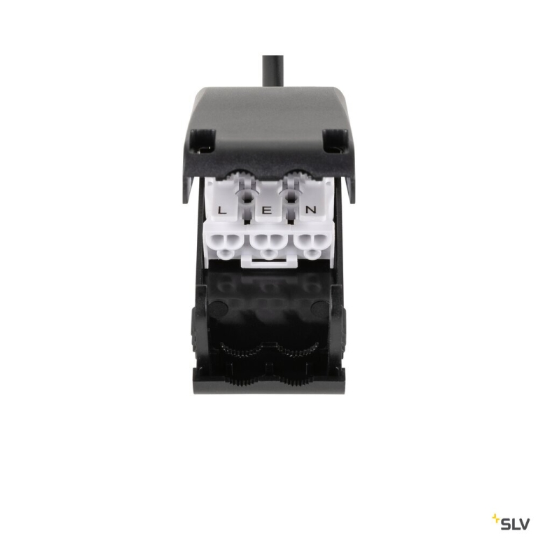 SLV NEW TRIA® 68, Deckeneinbauleuchte, PHASE, AIRTIGHT, rund, 2700 K, 7.5 W, schwarz