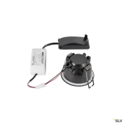 NEW TRIA® 68, Deckeneinbauleuchte, PHASE, AIRTIGHT, rund, 2700 K, 7.5 W, schwarz