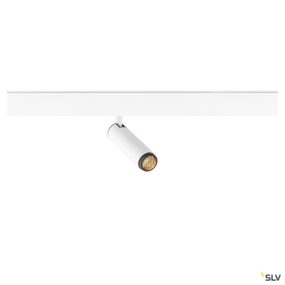 SLV GRIP! S, 48V Spot, deep & recessed track, zylindrisch, 2700K, 9.8 Watt, DALI, 29°, weiß / schwarz