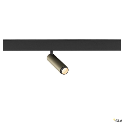 SLV GRIP! S, 48V Spot, deep & recessed track, zylindrisch, 2700K, 9.8 Watt, DALI, 29°, bronze / schwarz