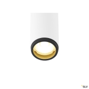 GRIP! S, Deckenaufbauleuchte, single, PHASE, 3000 K, 11 W, 29°, weiß / schwarz