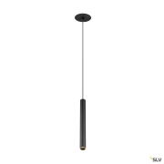 GRIP! S, Pendelleuchte, PHASE, Pendellänge 200 cm, 2700 K, 29°, schwarz / gold