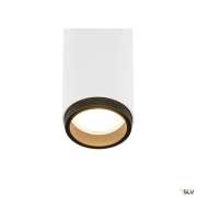 GRIP! M, Deckenaufbauleuchte, single, PHASE, 2700 K, 14 W, 42°, weiß / schwarz