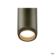 GRIP! M, Deckeneinbauleuchte, PHASE, 2700 K, 42°, IP20, zylindrisch, bronze / schwarz