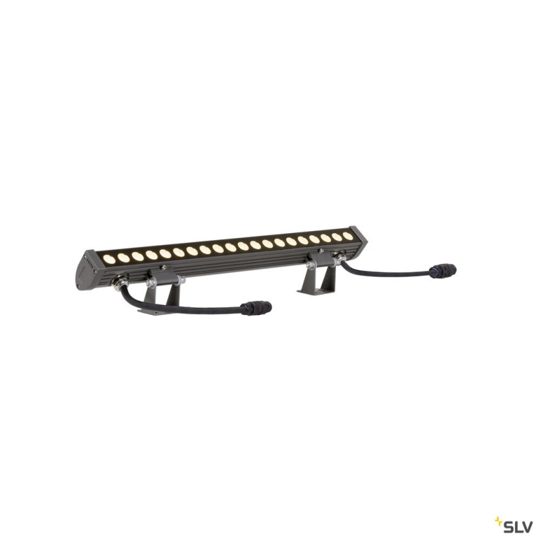 SLV GALEN PRO 60, Wandaufbauleuchte, 3000 K, 20 W, DALI 2, Touch, 54°, anthrazit