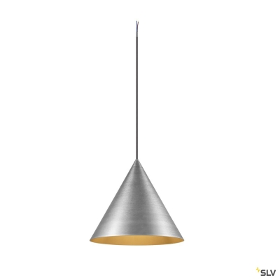 SLV MAGICO 38, Pendelleuchte, E27, Pendellänge 180 cm, 1 x max. 10 W, aluminium