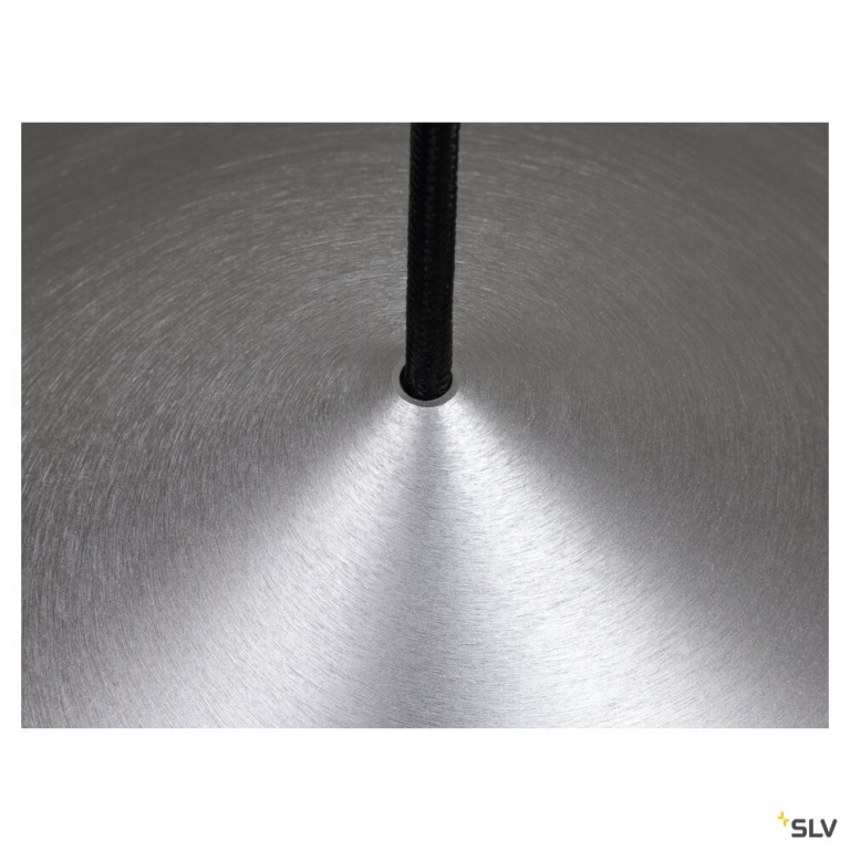 SLV MAGICO 55, Pendelleuchte, E27, Pendellänge 180 cm, 1 x max. 10 W, aluminium