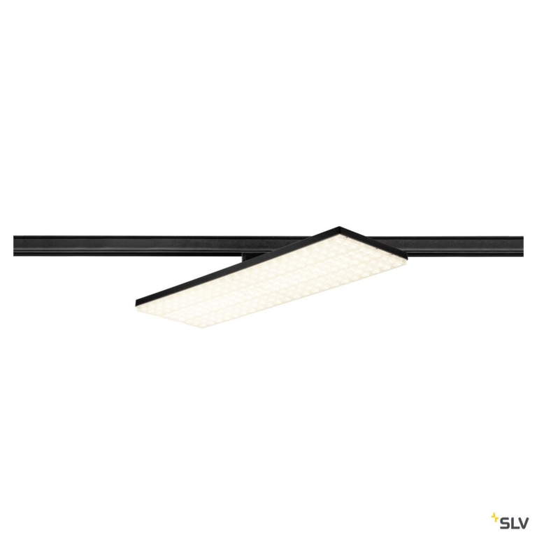 SLV SIGHT PANEL, 3~ Spot, rechteckig, 3000 K, 38 W, 70°, schwarz