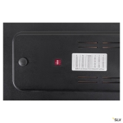 SIGHT PANEL, 3~ Spot, rechteckig, 3000 K, 38 W, 70°, schwarz