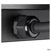 DASAR® XL, Bodeneinbauleuchte, asymmetrisch, 3000K, 70°/40°, IP65/IP67, rund, edelstahl / schwarz