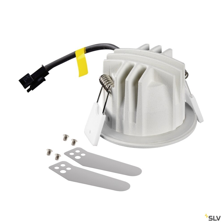 SLV NUMINOS® XS, Deckeneinbauleuchte, 2700 K, 20°, IP20, rund, weiß