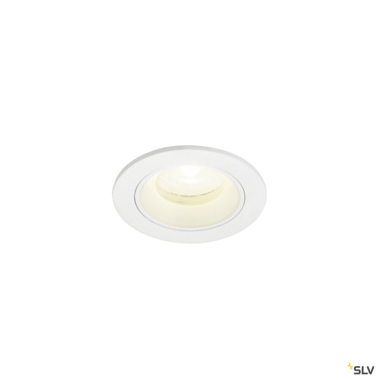 SLV NUMINOS® XS, Deckeneinbauleuchte, 4000 K, 20°, IP20, rund, weiß