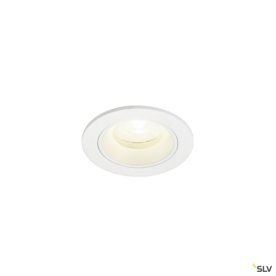 SLV NUMINOS® XS, Deckeneinbauleuchte, 4000 K, 20°, IP20, rund, weiß