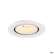 NUMINOS® GIMBLE S, Deckeneinbauleuchte, 2700 K, 40°, IP20, rund, weiß