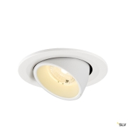 NUMINOS® GIMBLE S, Deckeneinbauleuchte, 3000 K, 40°, IP20, rund, weiß