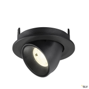 NUMINOS® GIMBLE S, Deckeneinbauleuchte, 4000 K, 20°, IP20, rund, schwarz