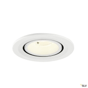 NUMINOS® GIMBLE S, Deckeneinbauleuchte, 4000 K, 40°, IP20, rund, weiß