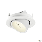 NUMINOS® GIMBLE S, Deckeneinbauleuchte, 4000 K, 55°, IP20, rund, weiß