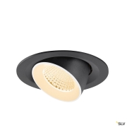 NUMINOS® GIMBLE M, Deckeneinbauleuchte,, 2700 K, 40°, schwarz / weiß