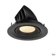 NUMINOS® GIMBLE M, Deckeneinbauleuchte,, 3000 K, 40°, schwarz