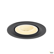 NUMINOS® GIMBLE M, Deckeneinbauleuchte,, 3000 K, 40°, schwarz / weiß