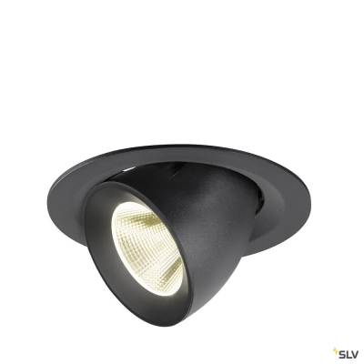 SLV NUMINOS® GIMBLE M, Deckeneinbauleuchte,, 4000 K, 20°, schwarz
