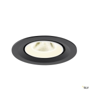 NUMINOS® GIMBLE M, Deckeneinbauleuchte,, 4000 K, 20°, schwarz / weiß