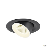 NUMINOS® GIMBLE M, Deckeneinbauleuchte,, 4000 K, 20°, schwarz / weiß