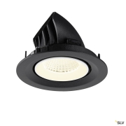 NUMINOS® GIMBLE M, Deckeneinbauleuchte,, 4000 K, 40°, schwarz / weiß