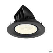 NUMINOS® GIMBLE M, Deckeneinbauleuchte,, 4000 K, 55°, schwarz / weiß
