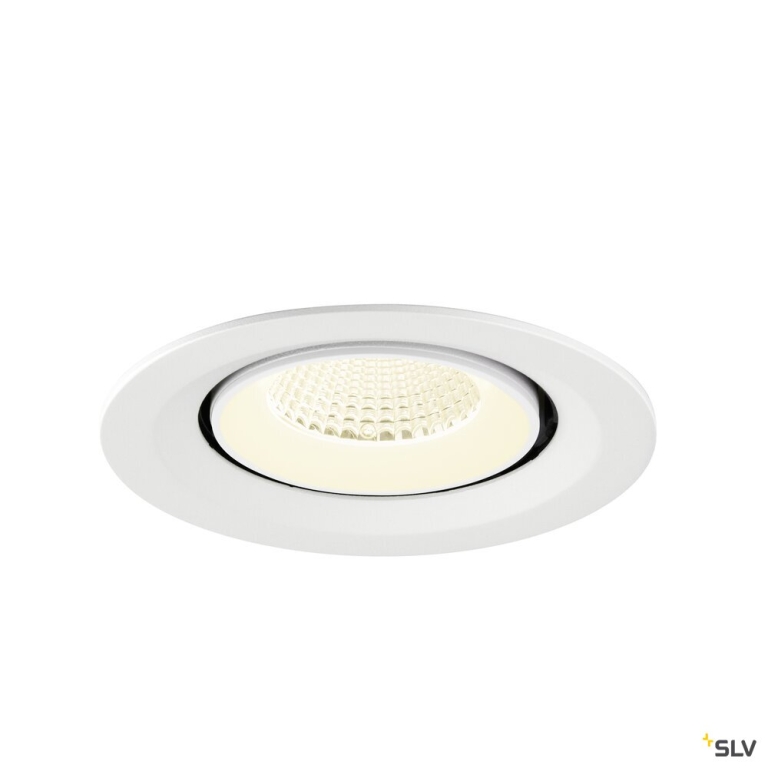 SLV NUMINOS® GIMBLE M, Deckeneinbauleuchte,, 4000 K, 40°, weiß