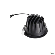 NUMINOS® M, Deckeneinbauleuchte, 2700 K, 40°, IP20, rund, schwarz / weiß