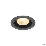NUMINOS® M, Deckeneinbauleuchte, 2700 K, 55°, IP20, rund, schwarz