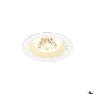 SLV NUMINOS® M, Deckeneinbauleuchte, 3000 K, 20°, IP20, rund, weiß