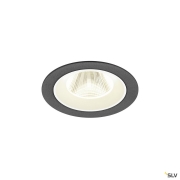 NUMINOS® M, Deckeneinbauleuchte, 4000 K, 20°, IP20, rund, schwarz / weiß
