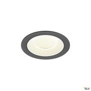 NUMINOS® M, Deckeneinbauleuchte, 4000 K, 40°, IP20, rund, schwarz / weiß