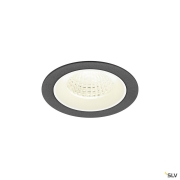 NUMINOS® M, Deckeneinbauleuchte, 4000 K, 55°, IP20, rund, schwarz / weiß