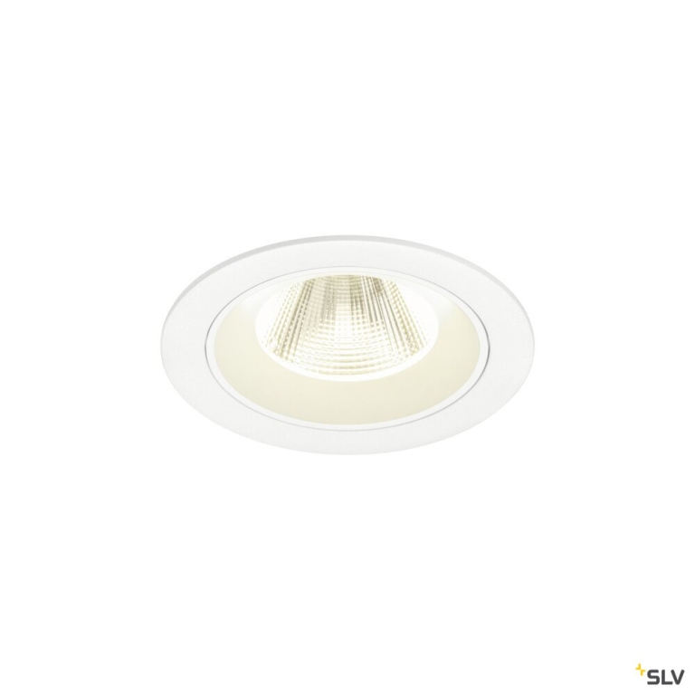 SLV NUMINOS® M, Deckeneinbauleuchte, 4000 K, 20°, IP20, rund, weiß