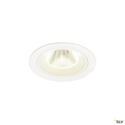 SLV NUMINOS® M, Deckeneinbauleuchte, 4000 K, 20°, IP20, rund, weiß
