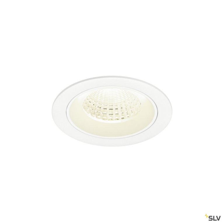 SLV NUMINOS® M, Deckeneinbauleuchte, 4000 K, 55°, IP20, rund, weiß