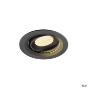 NUMINOS® MOVE M, Deckeneinbauleuchte, 3000 K, 55°, IP20, rund, schwarz