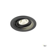 NUMINOS® MOVE M, Deckeneinbauleuchte, 4000 K, 20°, IP20, rund, schwarz