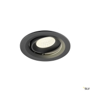 NUMINOS® MOVE M, Deckeneinbauleuchte, 4000 K, 55°, IP20, rund, schwarz